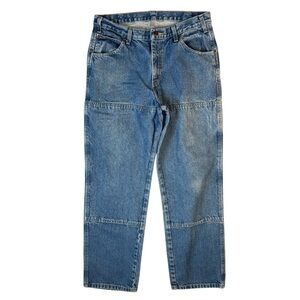 Dickies Vintage Carpenter Denim Jeans Double Knee Men's Size 32
